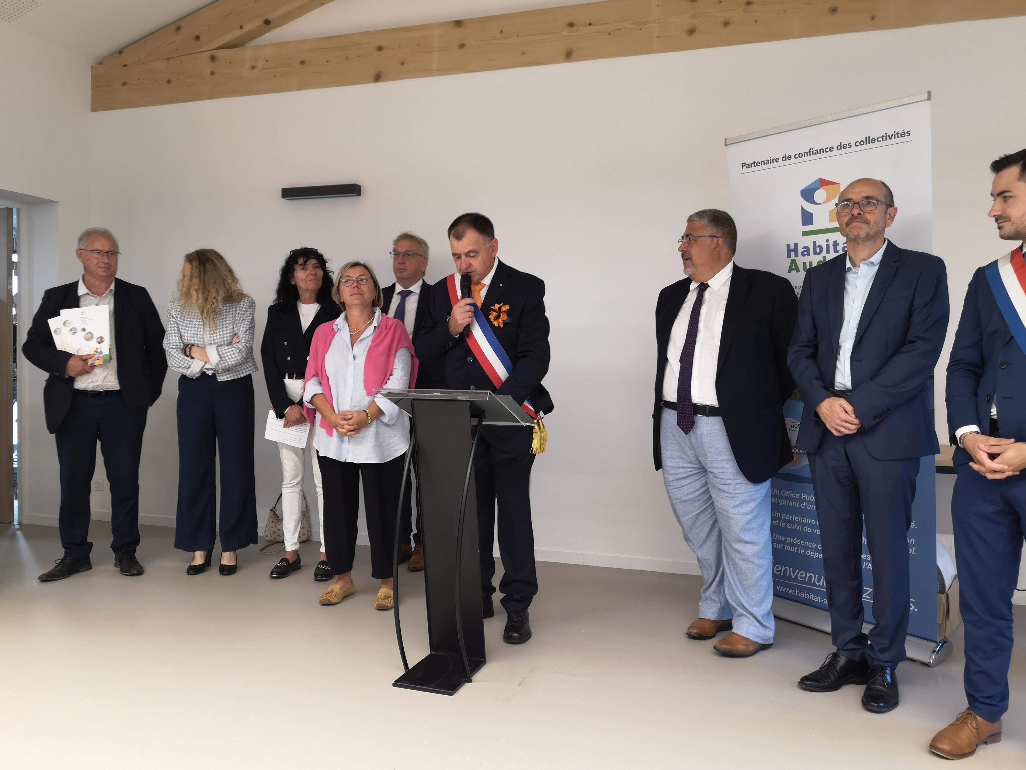 Discours maire de Salles sur l'Hers 